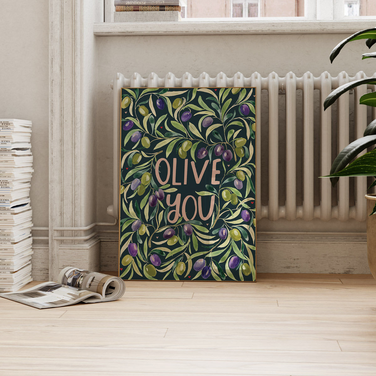Olive You Art Print