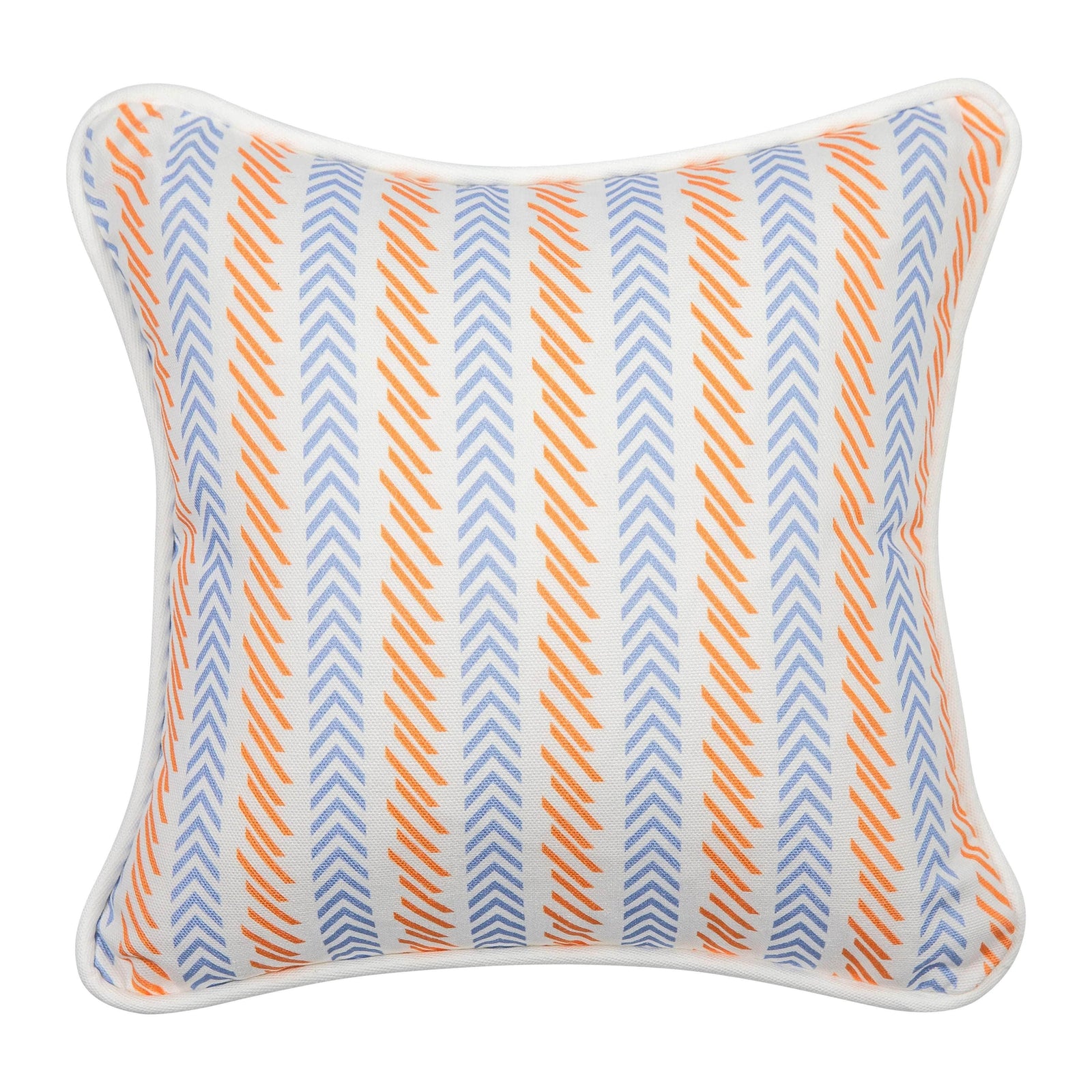 The Barnaby Cushion - Bright Blue and Orange - Tiny Tots