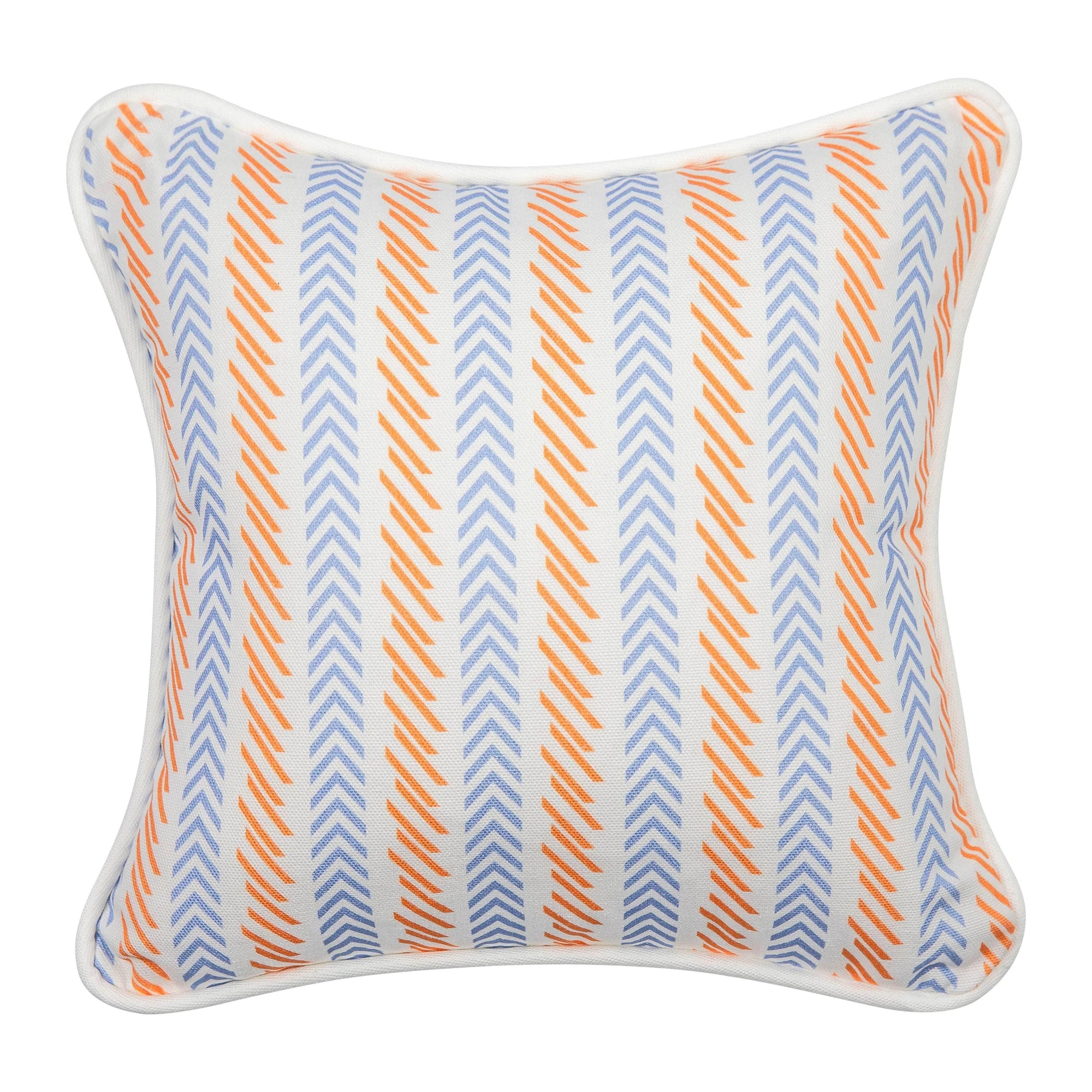 The Barnaby Cushion - Bright Blue and Orange - Tiny Tots