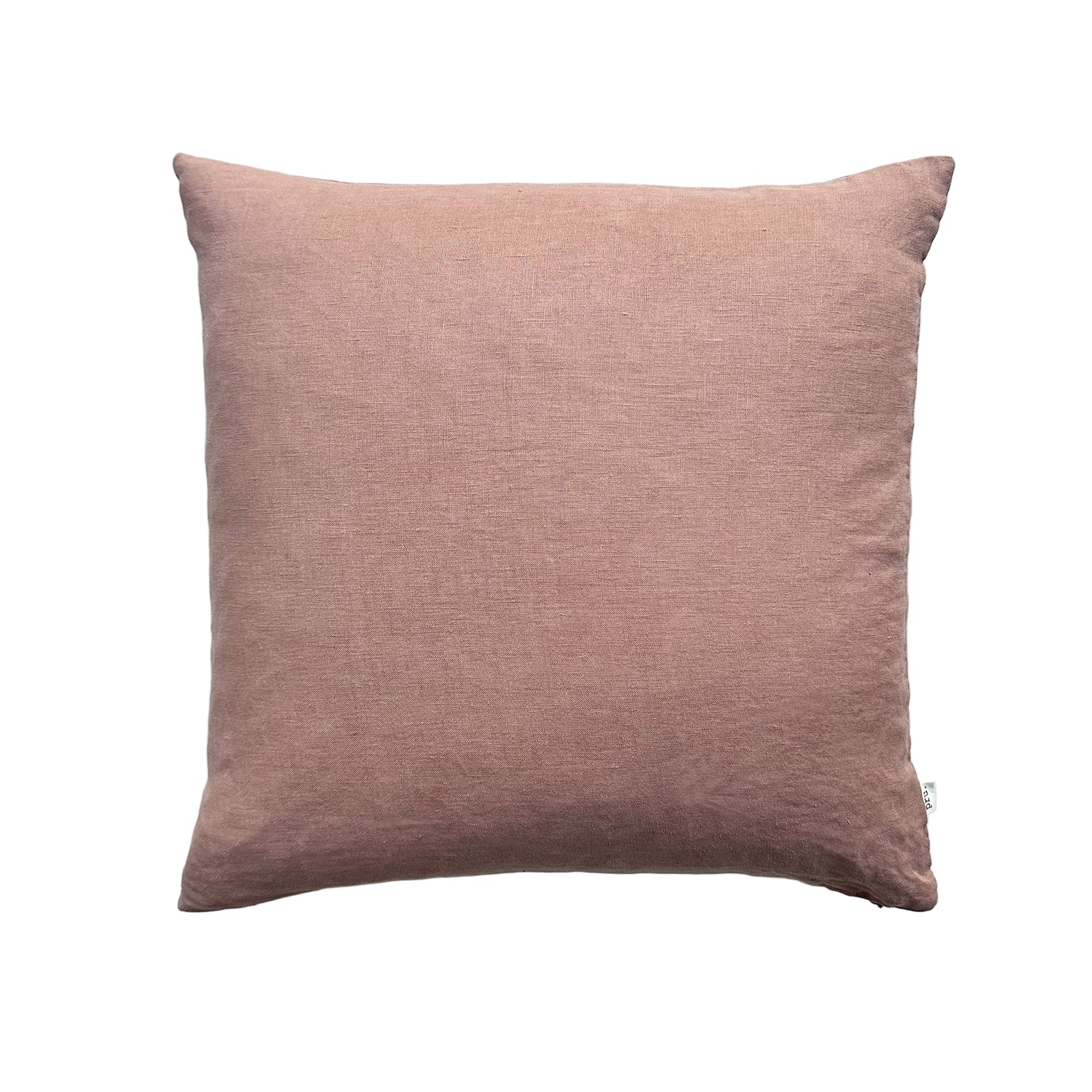 Miller Linen Cushion Faded Blush Square - OEKO-TEX Certified