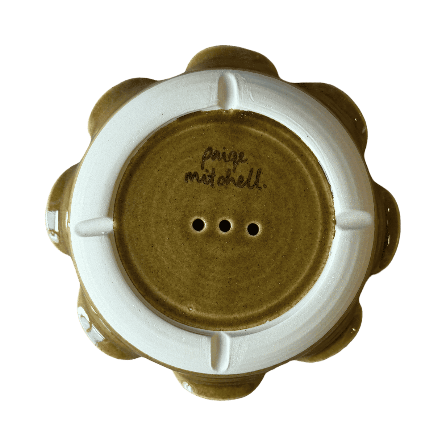 Frilly Soap Dish - Honey