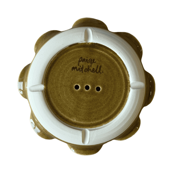 Frilly Soap Dish - Honey