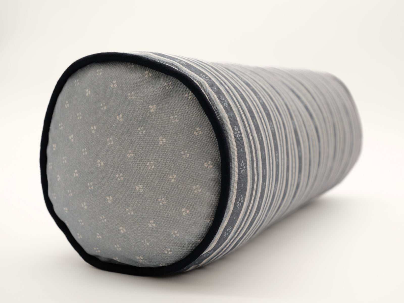 Landhaus Bolster Cushion - Loden and Bryony Blue
