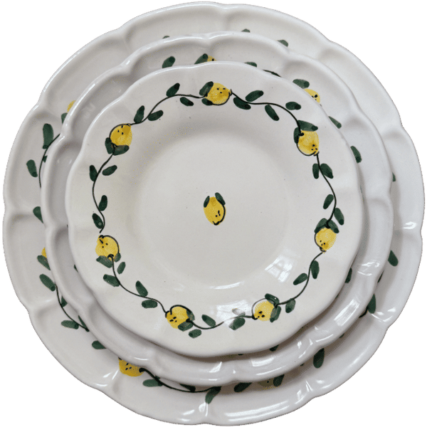 Lemon Frutta Plate - 20 cm