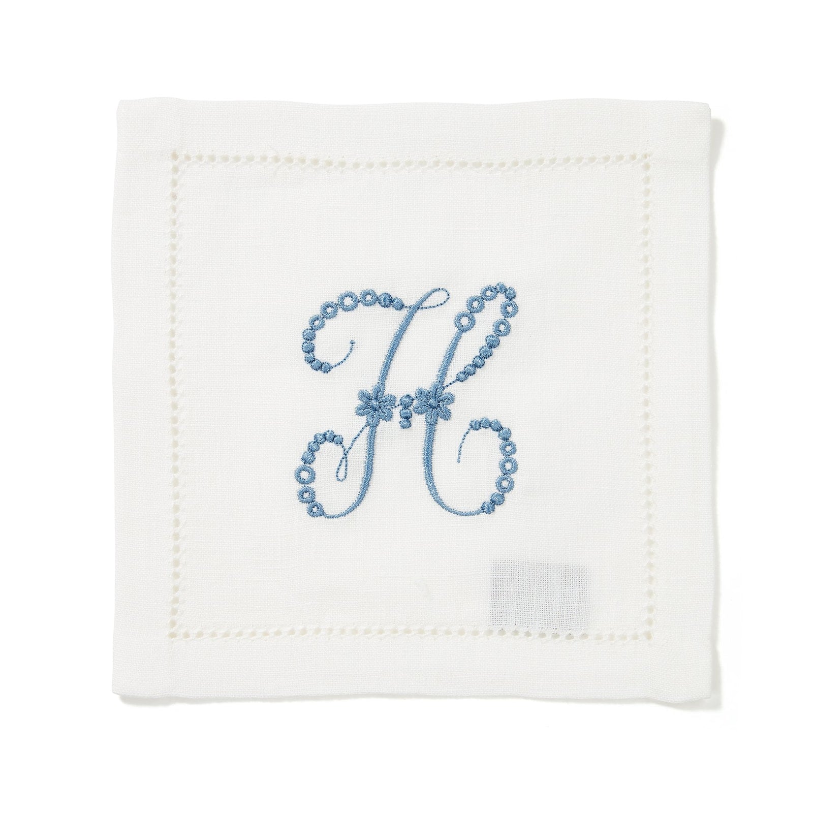 Personalised Hemstitch Cocktail Napkin