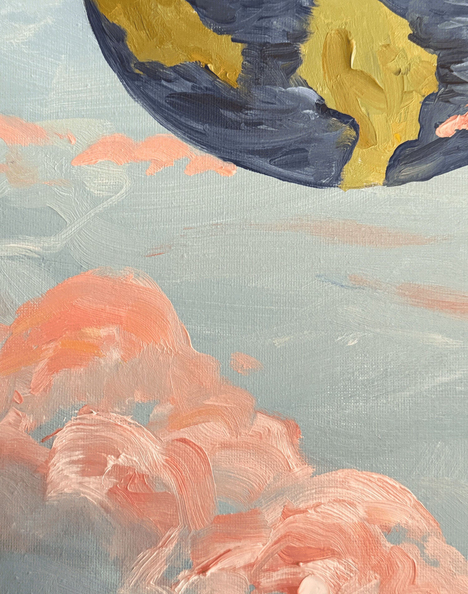 The World - Original Oil On Canvas