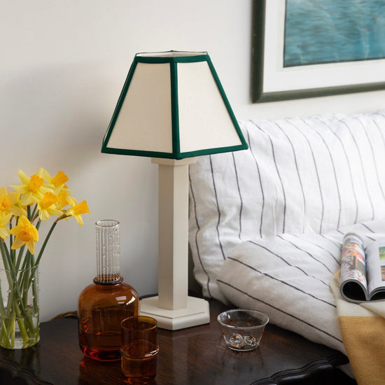 Hexagon Bedside Lamp - Oyster White (US)