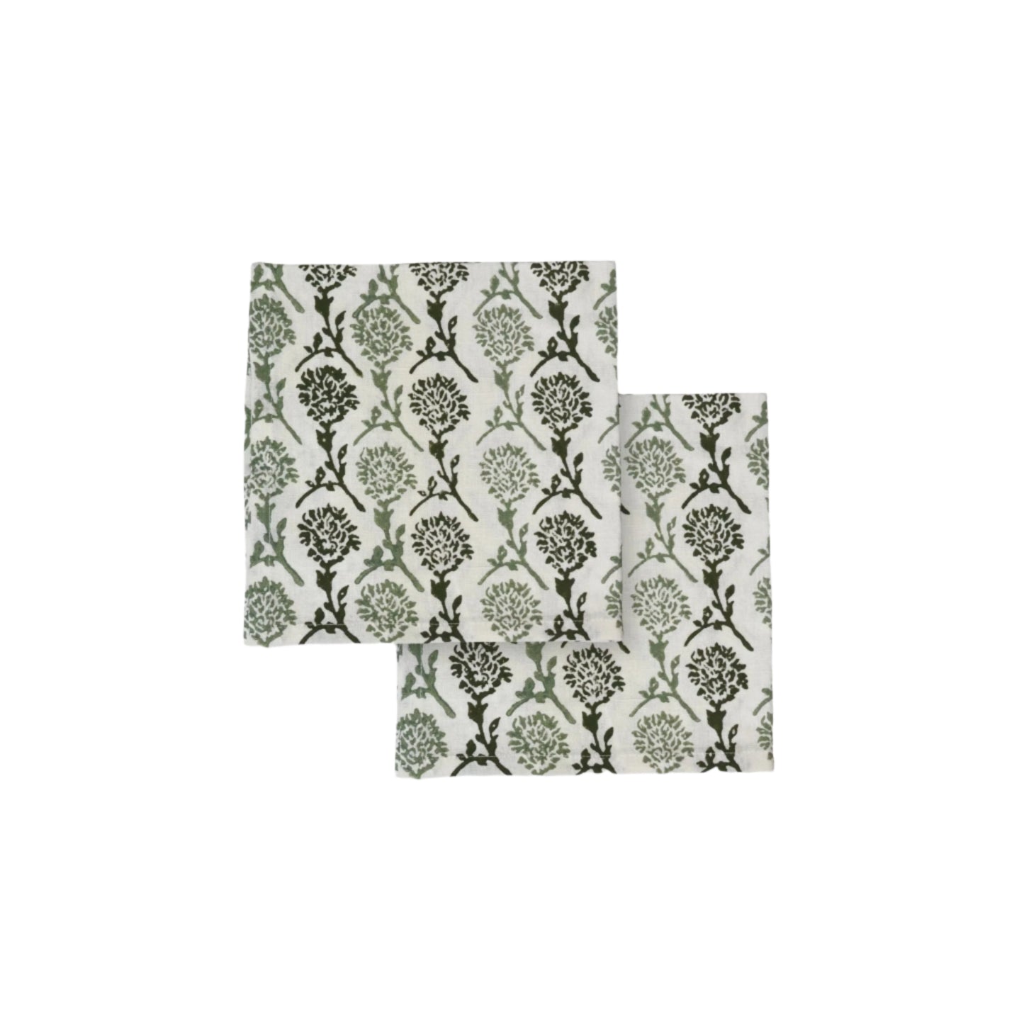 Nikhar Linen Table Napkins - Set of 2 Sage Green