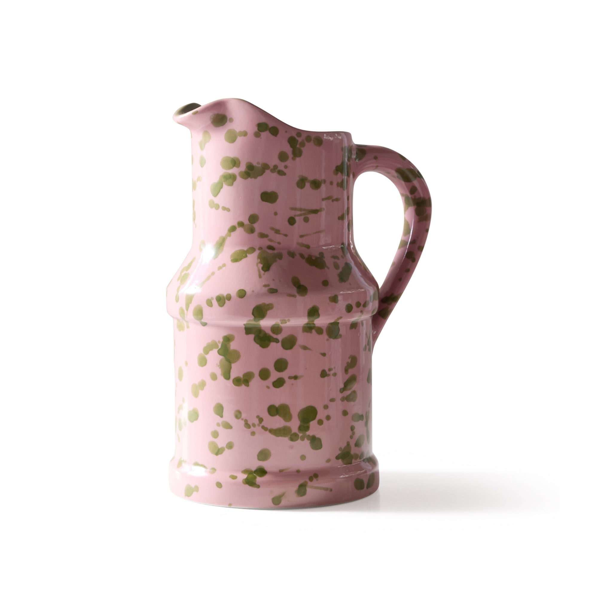 Coral Splatter Jug