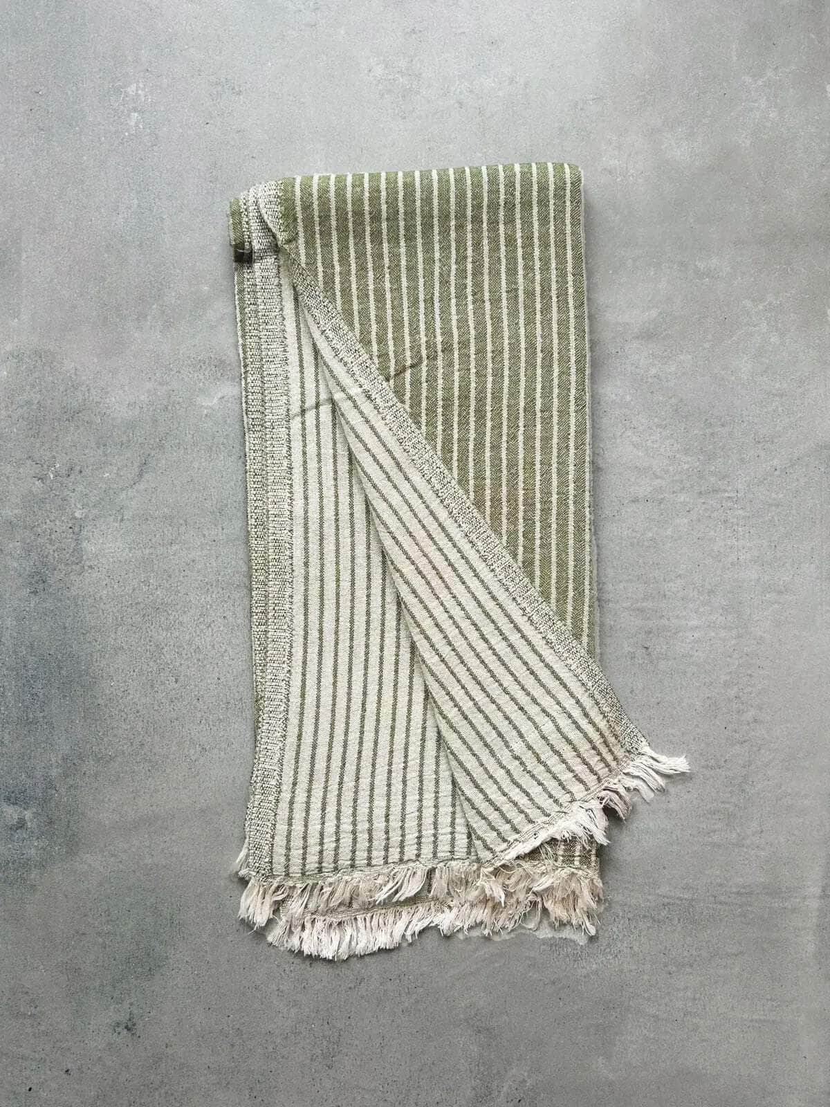 Portobello Hammam Towel - Olive