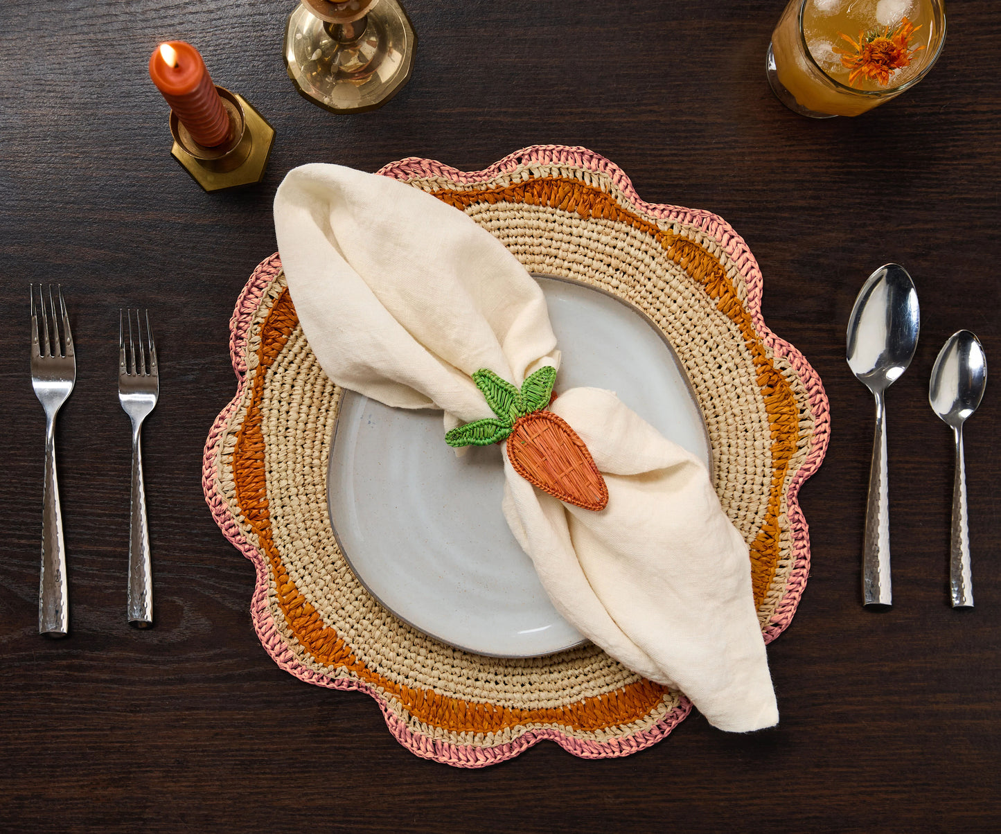 Carrot Napkin Rings (Set of 4)