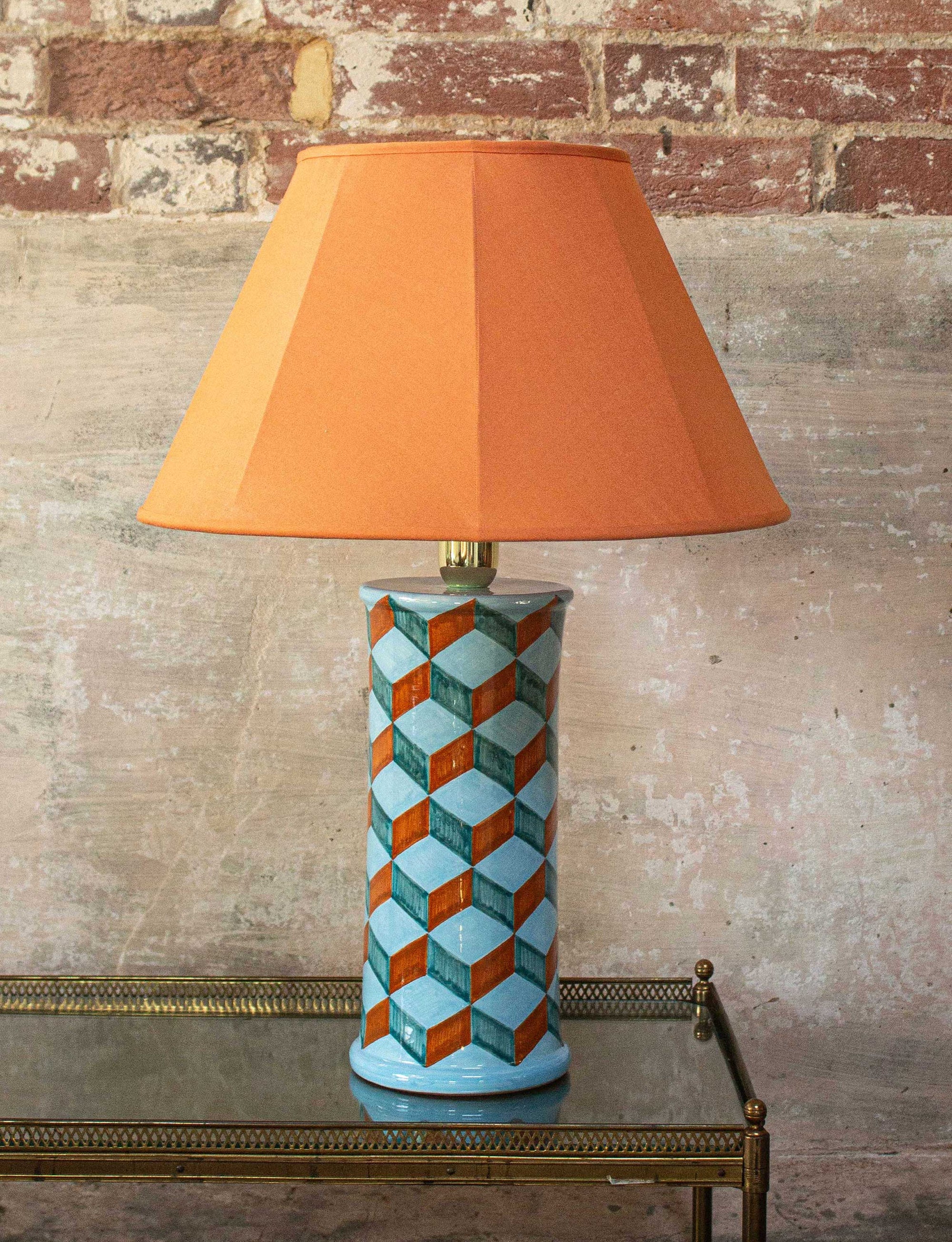 Square Eyed Lamp, Blue