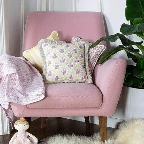 The Coco Cushion - Yellow and Pink - Tiny Tots
