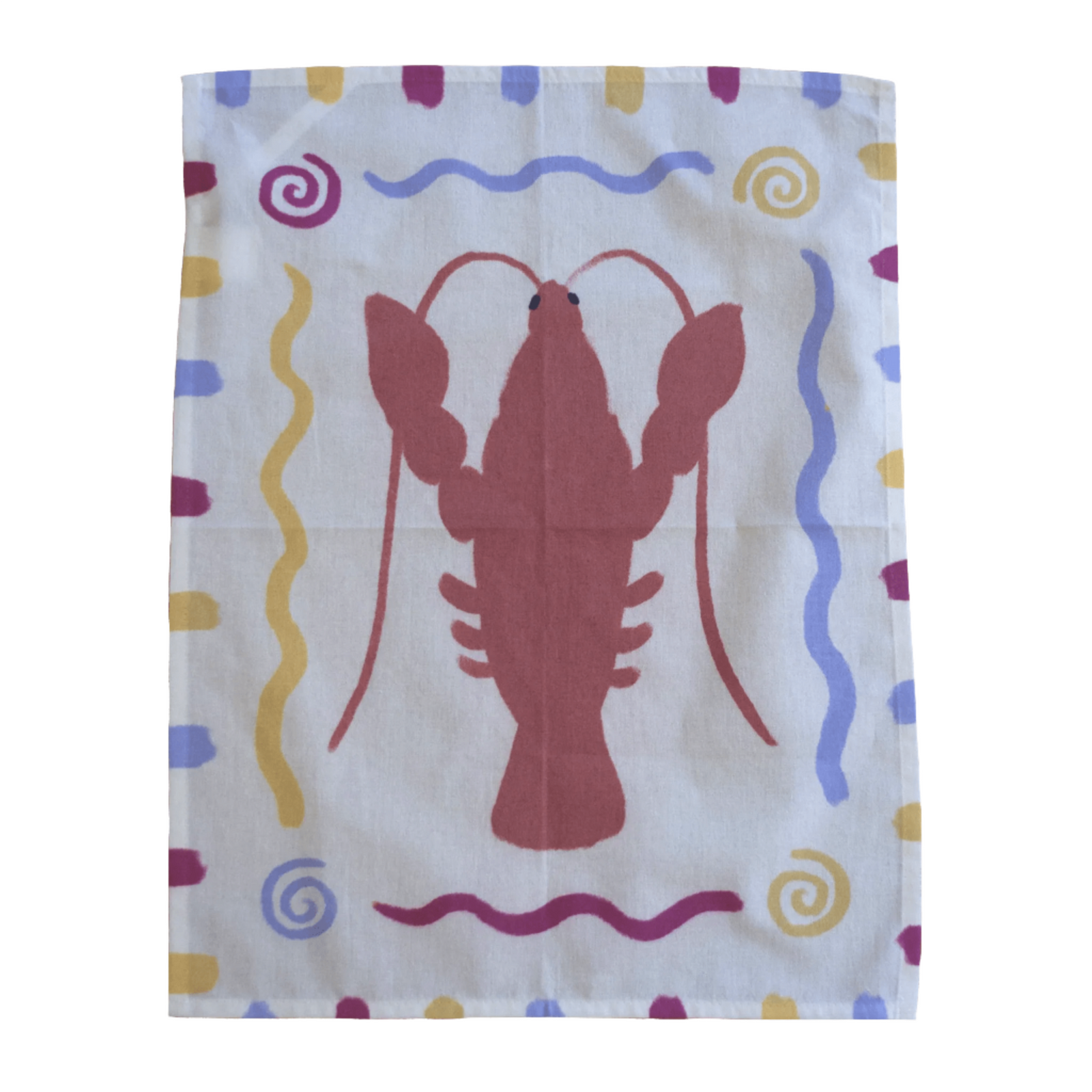 Rainbow Lobster Tea Towel