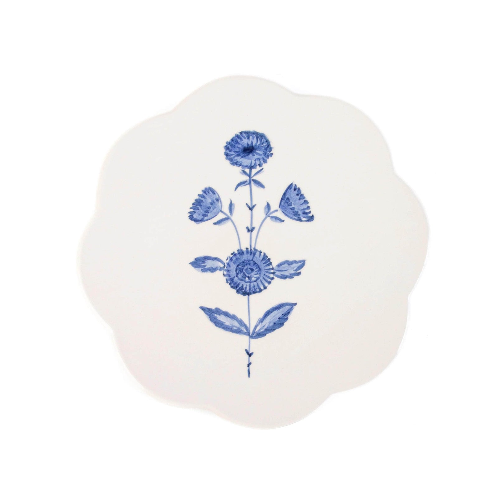 Scalloped Dessert Plates - Set of 4