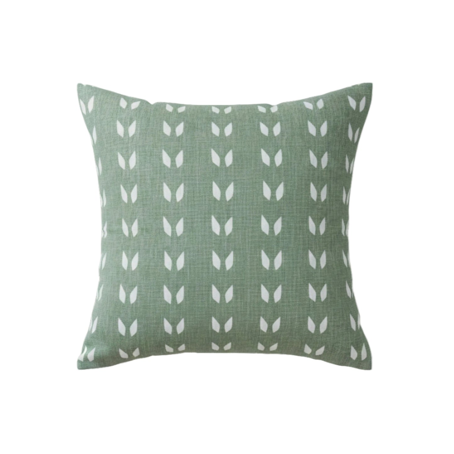 Terra - Pure Linen Throw Pillow Cover Sage Green