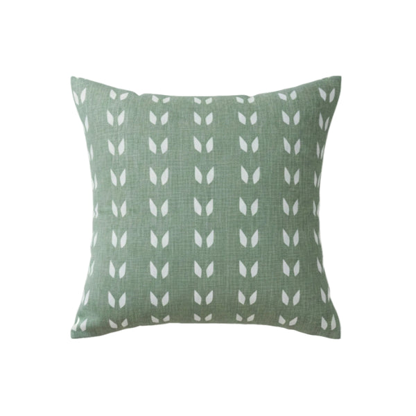 Terra - Pure Linen Throw Pillow Cover Sage Green