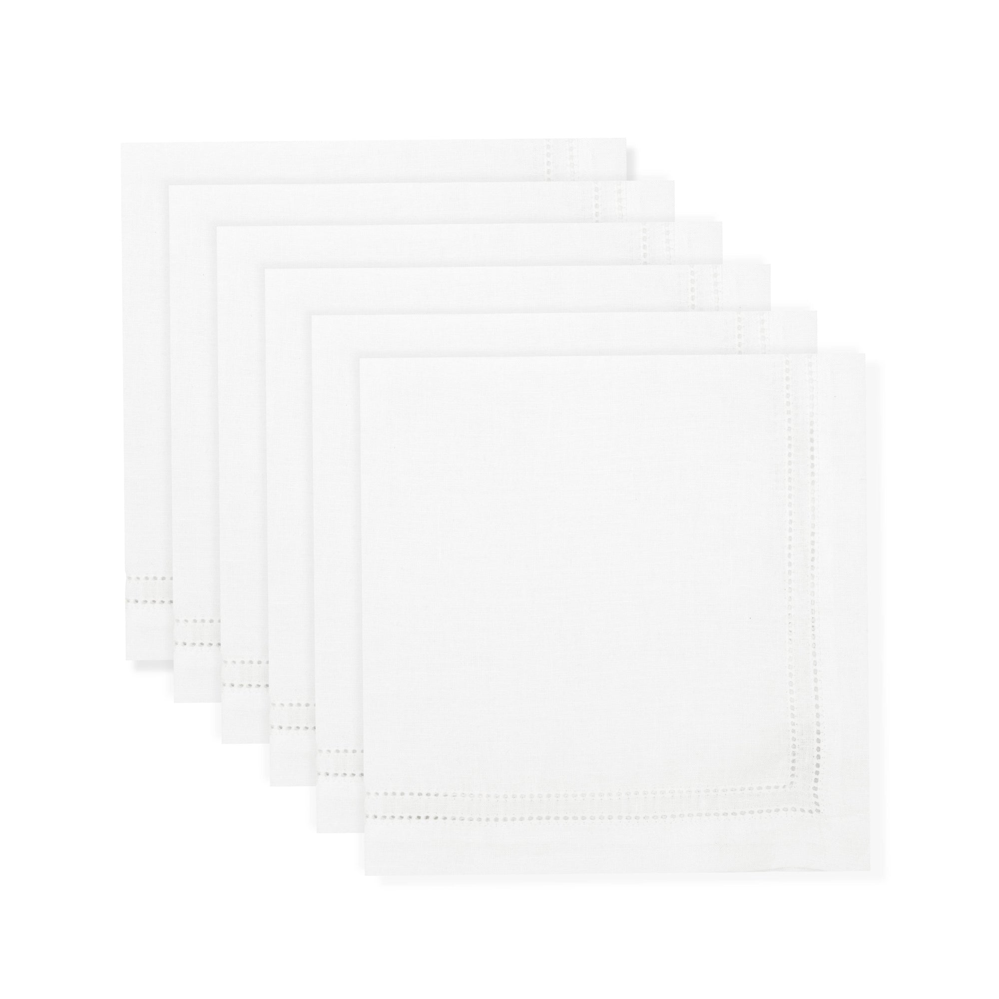 Set of Double Hemstitch Edge Napkins