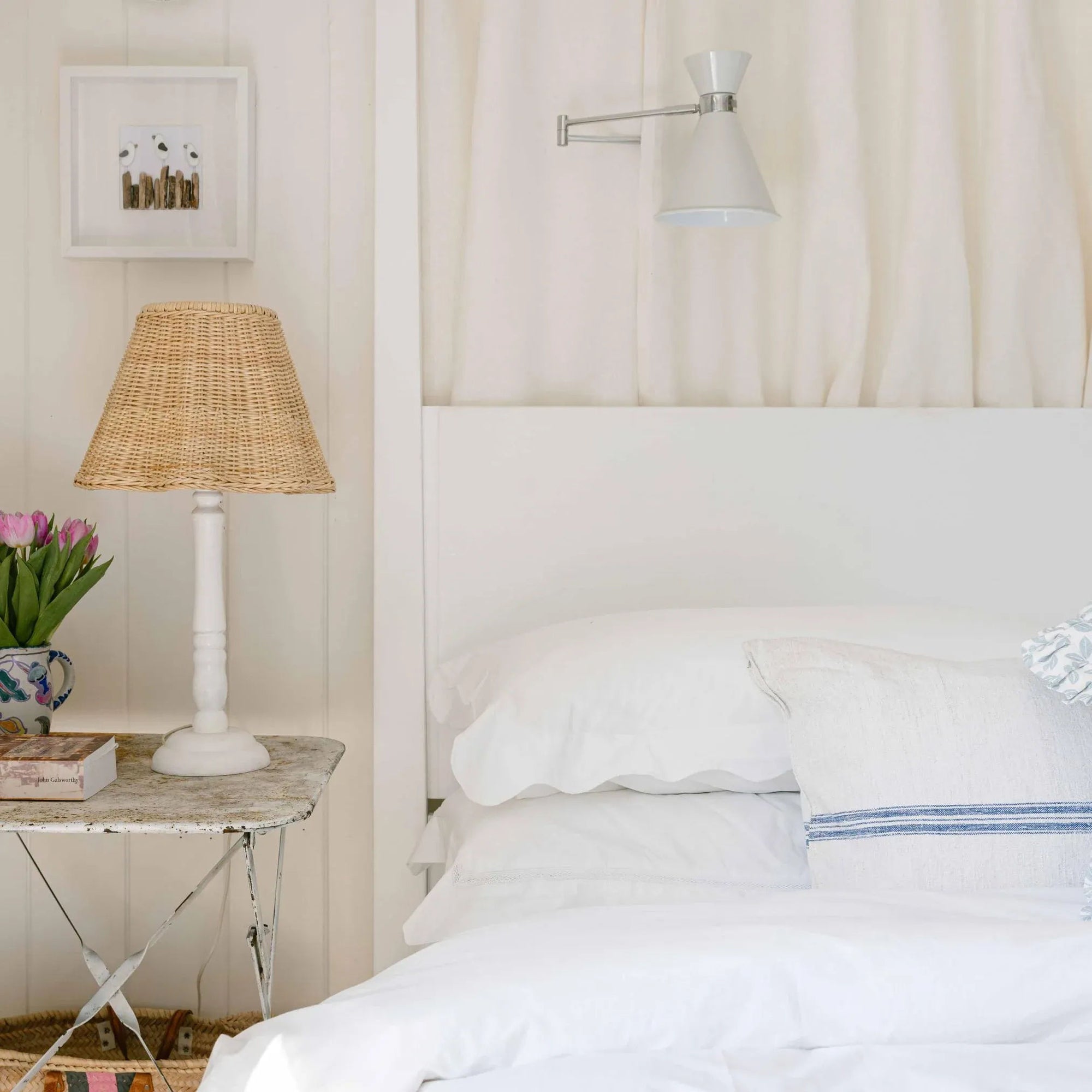 Wave Rattan Lampshade (Medium)