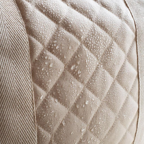 Baby Changing Bag - Natural (With Pram Clips)