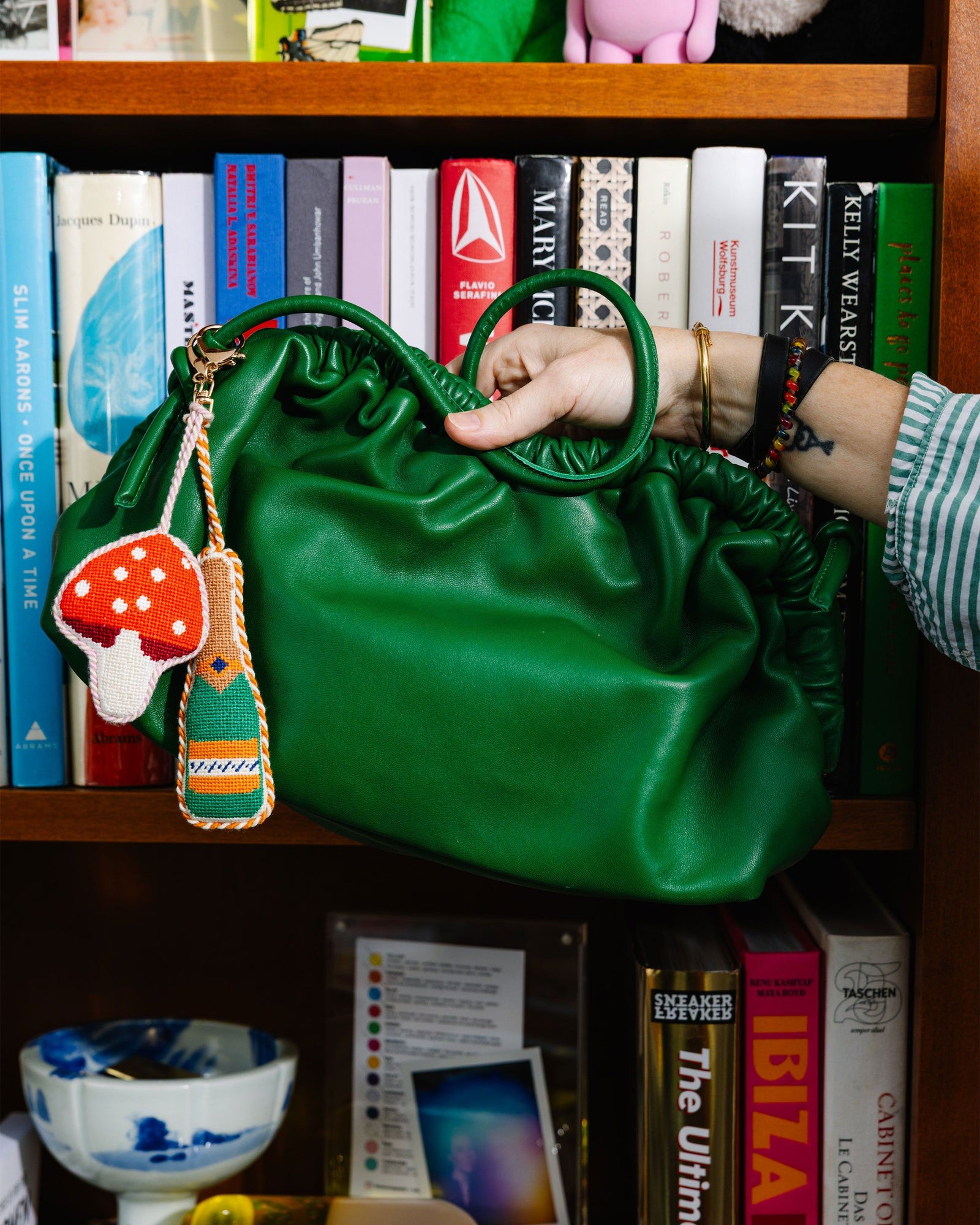 Champagne Bottle - Bag Charm