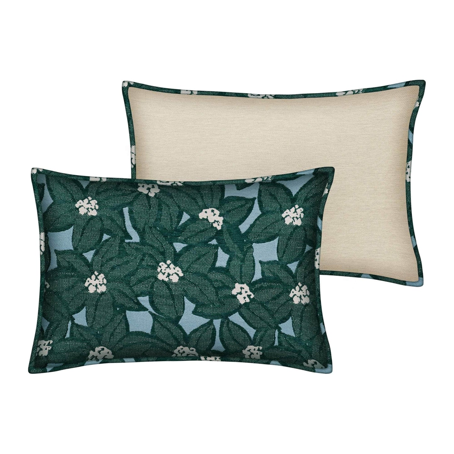 Cushion Michelle Emerald & Ice