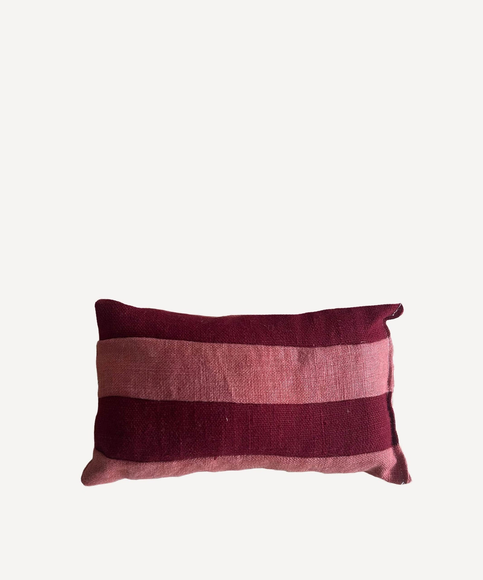 Cranberry Stripe Lavender Pillow