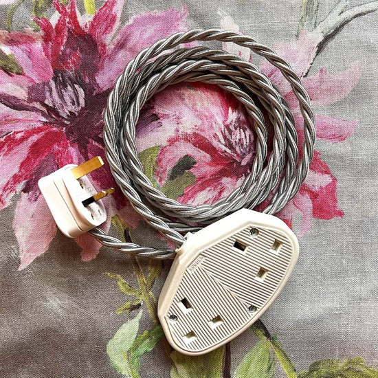 Fabric Extension Cable in Dove