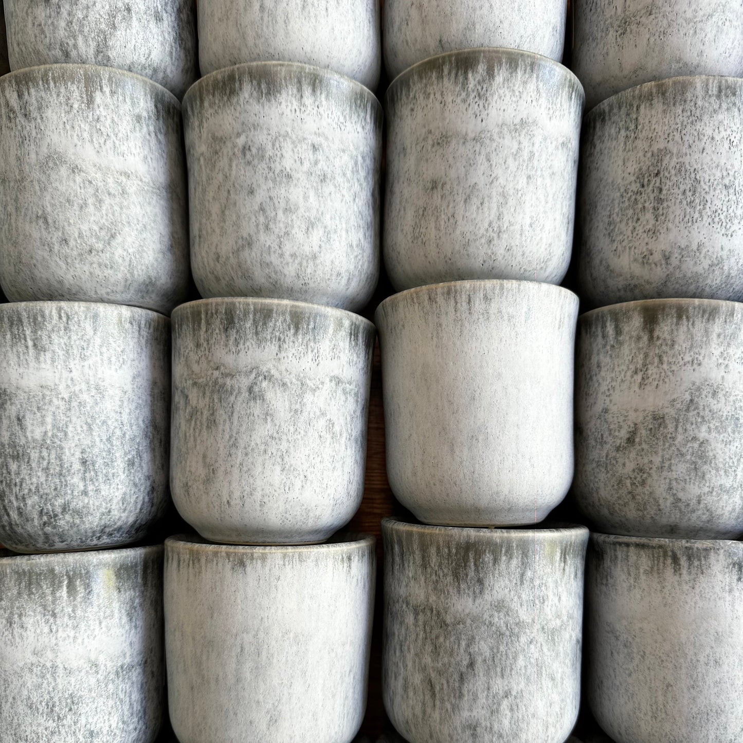 Grey Coffee Cup Candle - Lime, Basil + Mandarin
