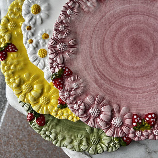 Nonna Pink Plate 22cm