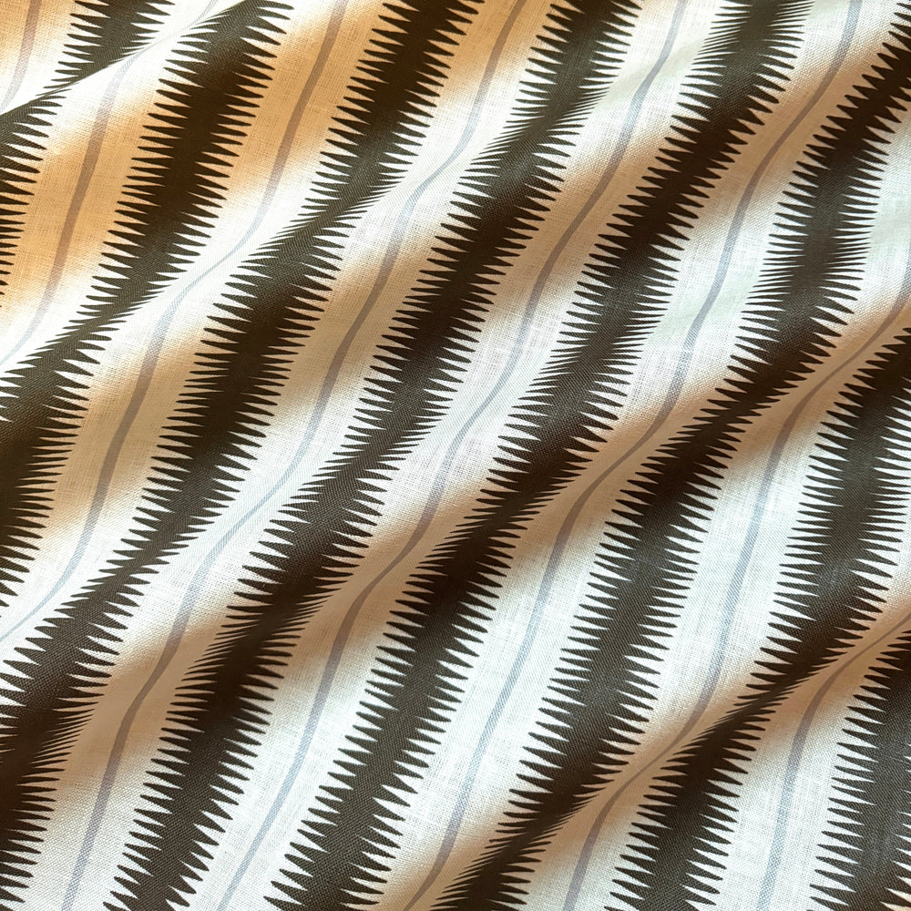 Squiggle Fabric - Espresso