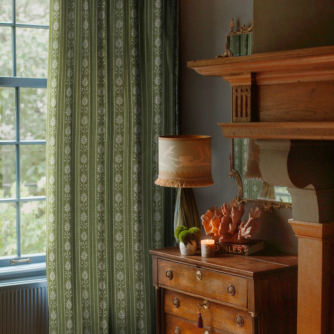 Palais x Hôtel Magique Lampshade Thalassa Dusty Green & Sand