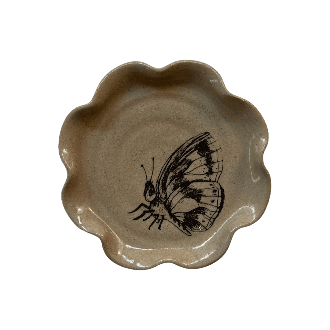 Frilly Dish - Butterfly