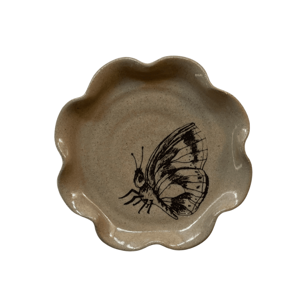 Frilly Dish - Butterfly
