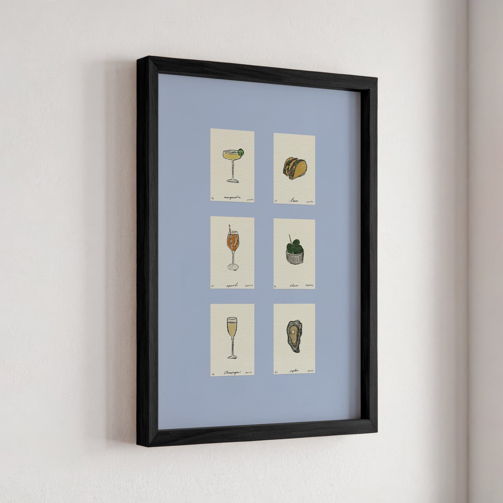 Sips & Snacks Set Print