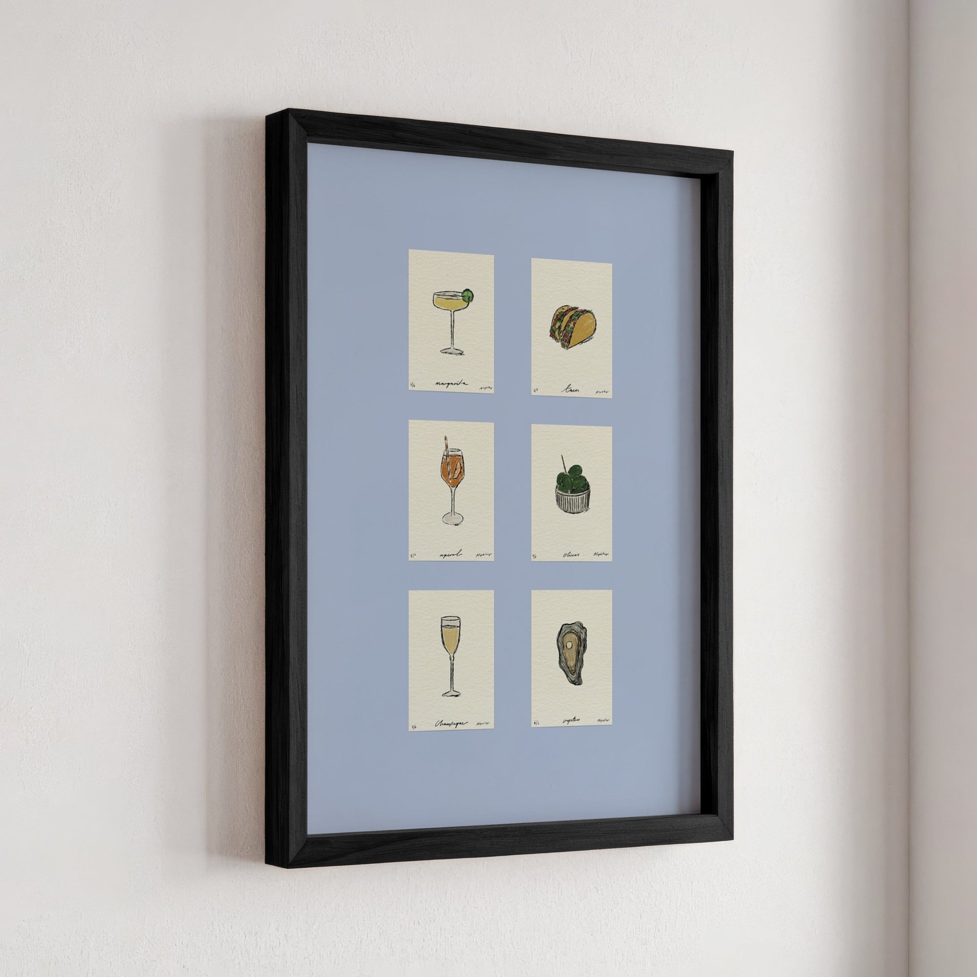 Sips & Snacks Set Print