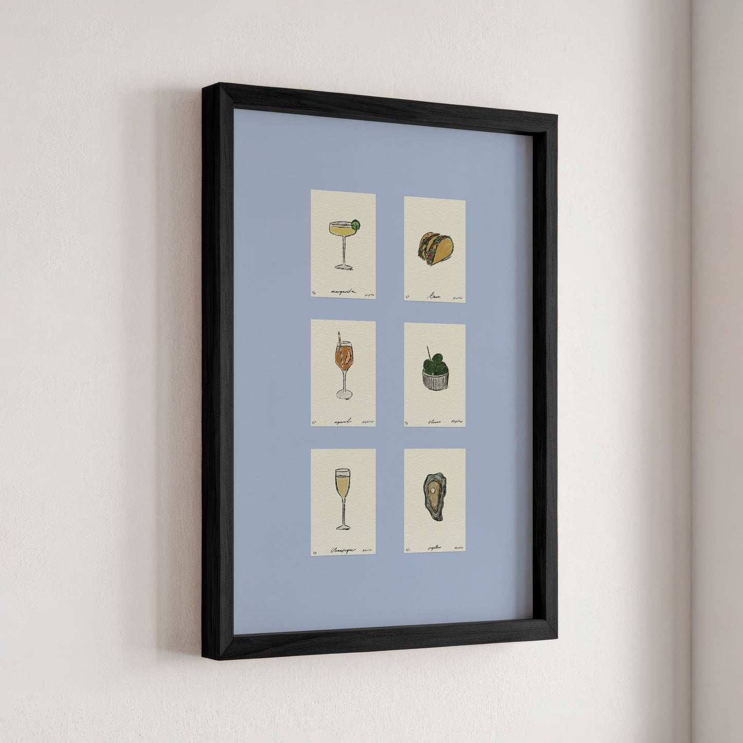 Sips & Snacks Set Print