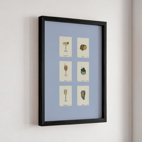 Sips & Snacks Set Print