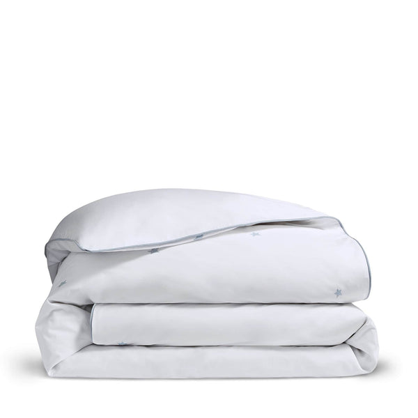 Luxury Organic Cotton Ocean Blue Amongst The Stars Duvet Cover