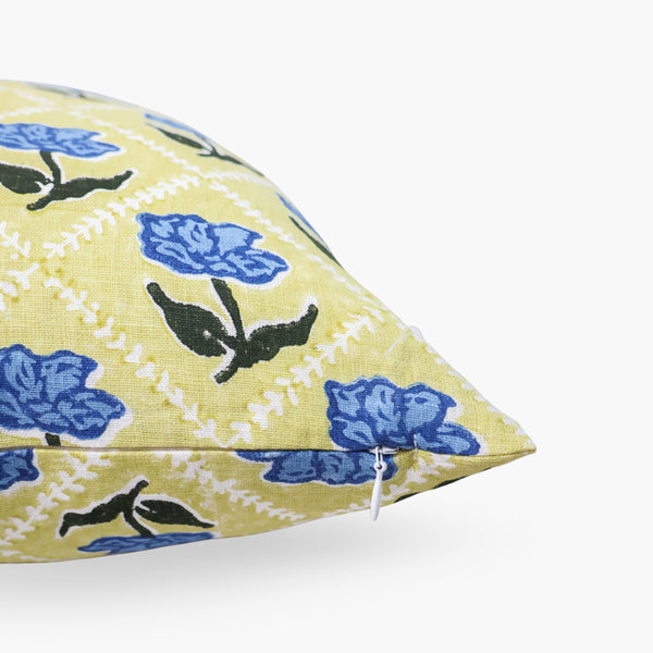 Noor Throw Pillow Cover - Butter Yellow