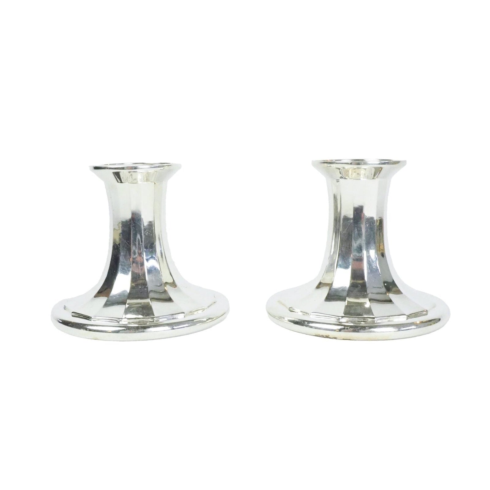 Pair of Vintage Silver Plate Candlesticks