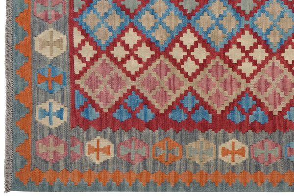 Gashgai Kilim · Hand-woven – Red, 206x159 cm