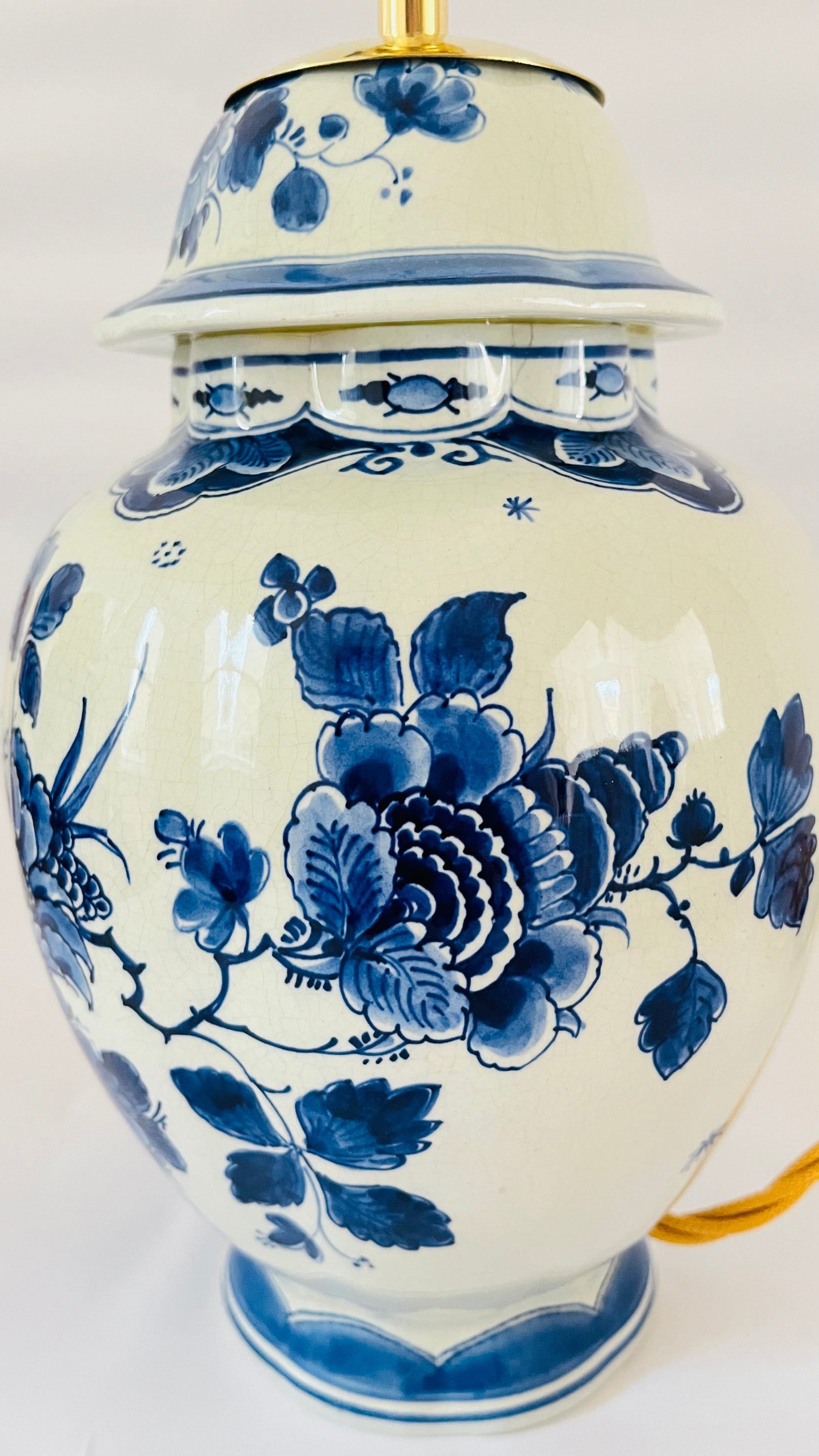 Antique Delft ‘De Porceleyne Fles’ Lamp