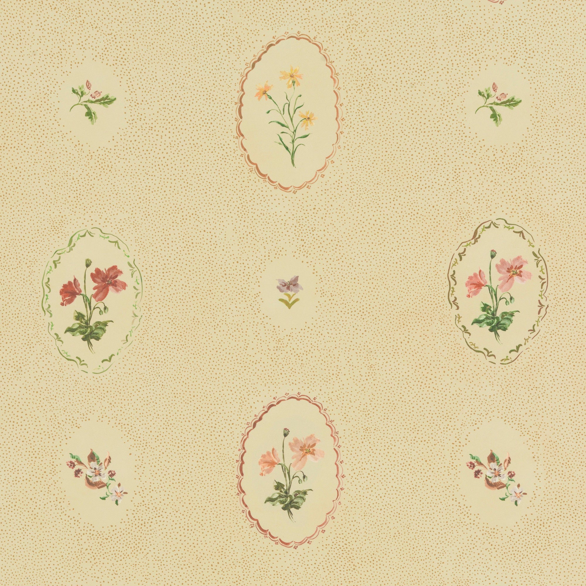 Bibury Sprig - Tea (Wallpaper)