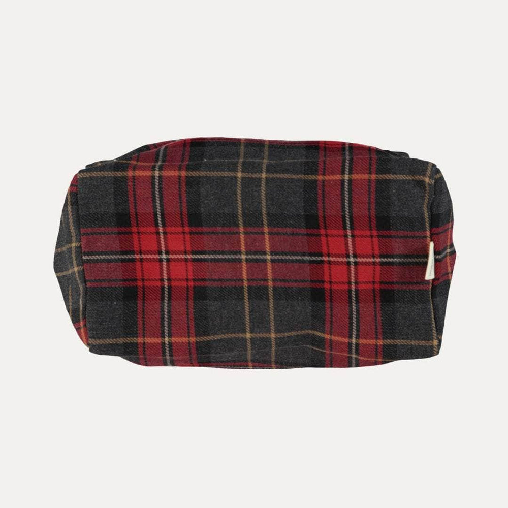 Dark Tartan Toiletry Bag
