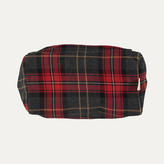 Dark Tartan Toiletry Bag