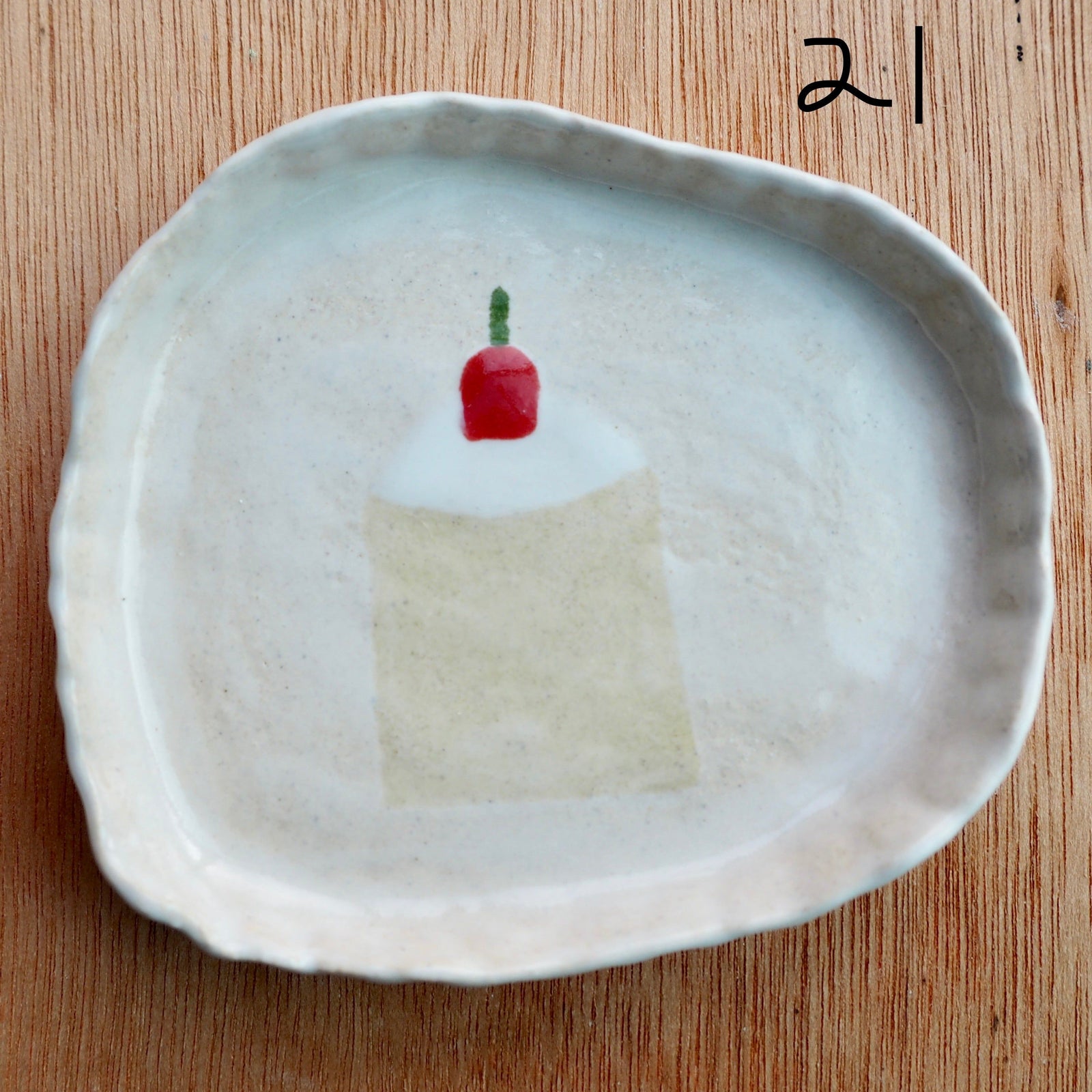 Handmade Little Ceramic Illustrated Ring Dishes Inspired by Japan.
