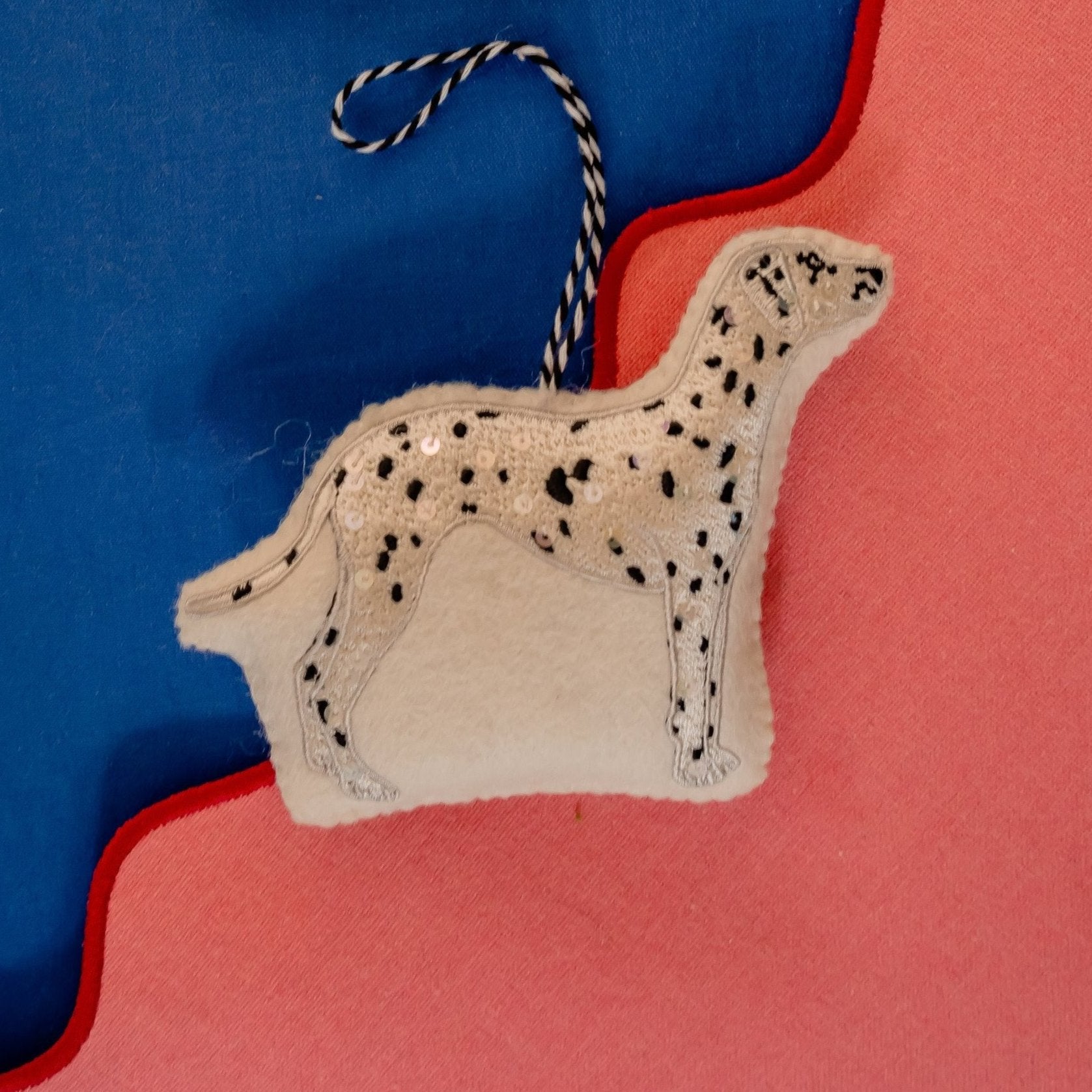 The Dalmatian Embroidered Ornament