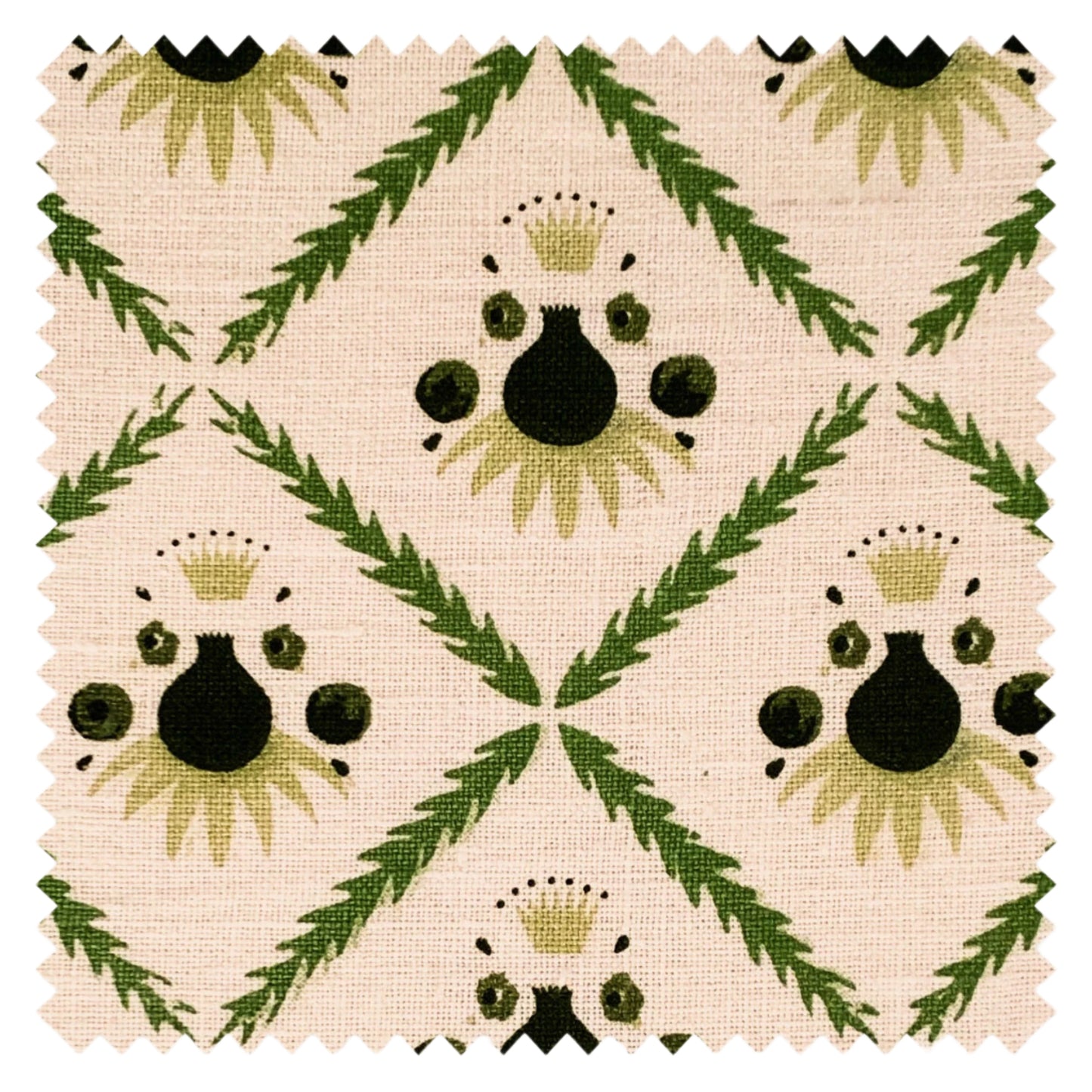 Pome Linen, Moss, Sample