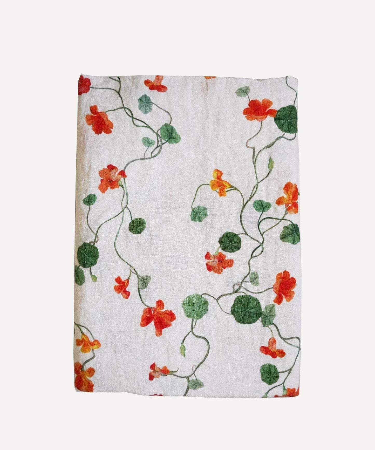 Nasturtium Linen Tablecloth